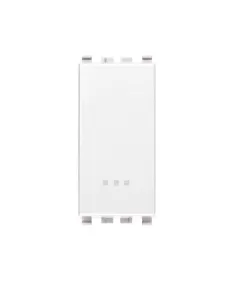 Vimar 20008.B 1P N° 10A Bouton-poussoir Blanc Série Eikon